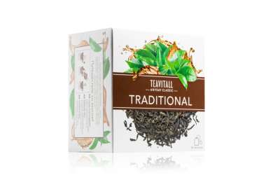 <Чай черный TEAVITALL CLASSIC «Традиционный» / Black tea TEAVITALL CLASSIC «Traditional», 38 фильтр-п