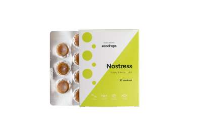 Карамель леденцовая Healthberry Ecodrops Nostress, 30 шт
