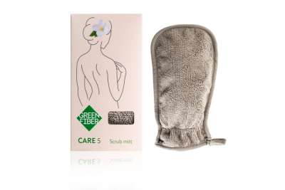Green Fiber CARE 5, Варежка-скраб для душа